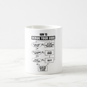 Mug Code de programmation Coding Funny Debug Gift