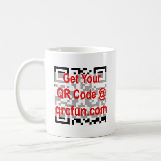 Mug Code de QR (Gauche)