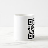 Mug Code de QR comment maintenant vache Brown ? (Centre)