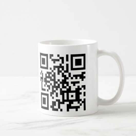 Mug Code de QR comment maintenant vache Brown ? (Droite)