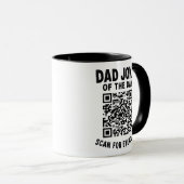 Mug Code de scan de blague de papa drôle Roulade  (Devant droit)
