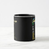 Mug Code de SMS pour les seniors amusant grand-père (Centre)
