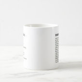 Mug Code de SMS pour personnes âgées (Centre)