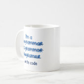 Mug Code d'écriture (Devant gauche)