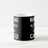 Mug Code D'Exécution De Programmer Est Mon Cardio (Centre)