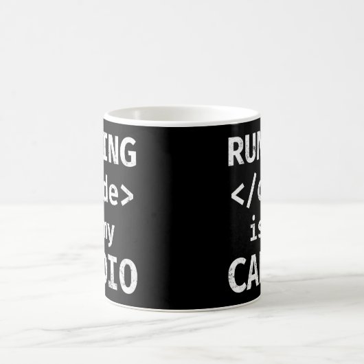 Mug Code D'Exécution De Programmer Est Mon Cardio (Centre)
