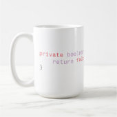 Mug Code d'extrait Java (Gauche)