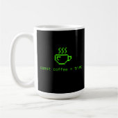 Mug Code et café La vie est bonne (Gauche)