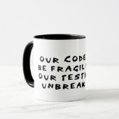 Mug code fragile test non cassable (Devant gauche)