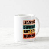 Mug Code Hérité de Programmeur Drôle Rétro (Devant droit)