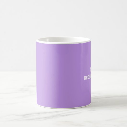 Mug Code Hex de Couleur Lavande Clair (Centre)