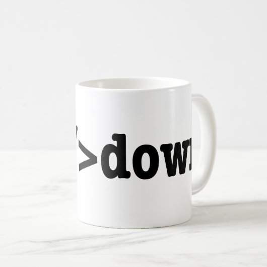 Mug code HTML (Devant droit)