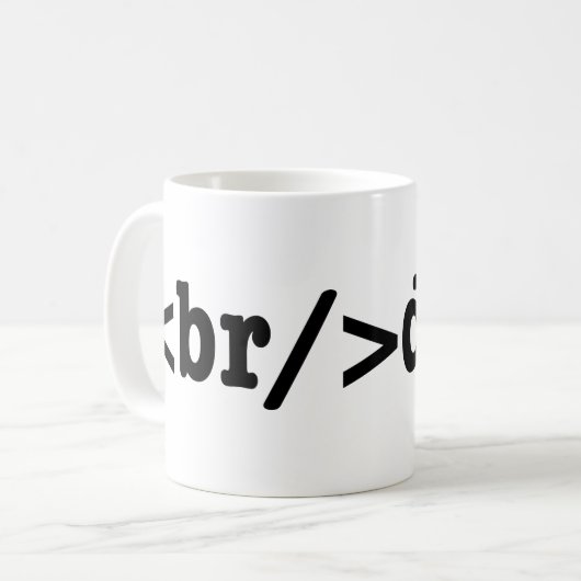 Mug code HTML (Devant gauche)