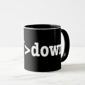 Mug code HTML (Devant droit)