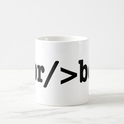 Mug code HTML breakbeat (Centre)