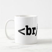 Mug code HTML breakbeat (Gauche)