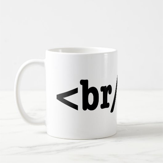 Mug code HTML breakbeat (Gauche)