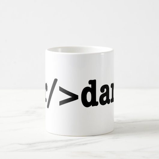 Mug code HTML de rupture (Centre)