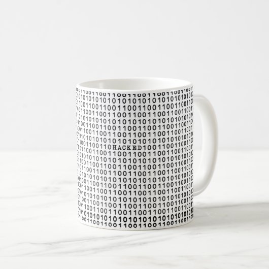 Mug Code informatique ENTAILLÉ (Devant droit)