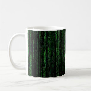 Mug Code matriciel   La matrice   Noir et vert
