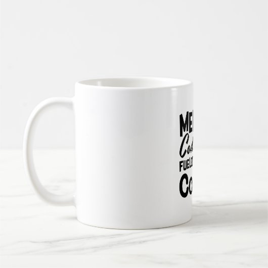 Mug Code médical Fueled by Coffee Programmer Coding (Gauche)