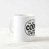 Mug Code Médicale Codage ICD J'ai un code pour ça (Devant gauche)