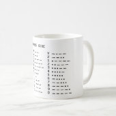 MUG CODE MORSE (Devant droit)