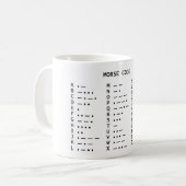 MUG CODE MORSE (Devant gauche)