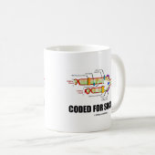 Mug Codé Pour Réussite (Réplication De L'ADN) (Devant droit)