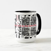 Mug Code QR (Devant droit)
