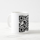 Mug Code QR d'accès direct pour FZ AURA Online Stor (Devant gauche)