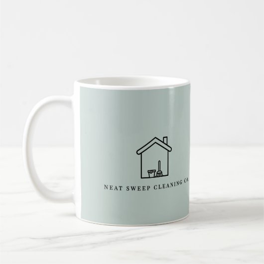 Mug Code QR de contact pour logo d'entreprise de netto (Gauche)