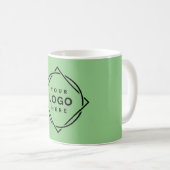 Mug Code QR noir élégant et élégant (Devant droit)