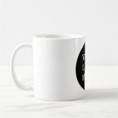 Mug Code QR noir élégant et élégant (Gauche)