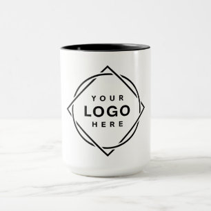 Mug Code QR noir élégant et épuré