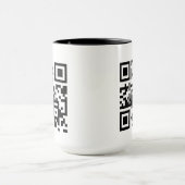 Mug Code QR personnalisé (Centre)