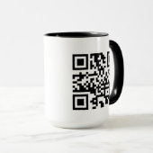 Mug Code QR personnalisé (Devant droit)