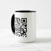 Mug Code QR personnalisé (Devant gauche)