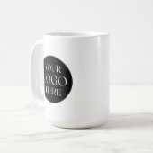 Mug Code QR personnalisé pour l'entreprise avec logo p (Devant gauche)