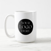 Mug Code QR personnalisé pour l'entreprise avec logo p (Gauche)