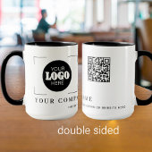 Mug Code QR promotionnel personnalisé avec logo d'entr