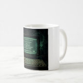 Mug Code Rétro Terminal AI Art Kimi (Devant droit)