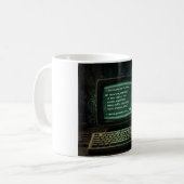Mug Code Rétro Terminal AI Art Kimi (Devant gauche)