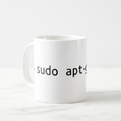 Mug code terminal de sudo apt-get java (Devant gauche)