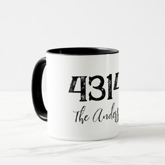 Mug Code zip désorganisé (Devant gauche)