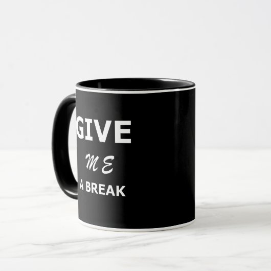 Mug Coder Coding HTML Donnez-moi un break Programmer (Devant gauche)