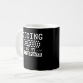 Mug Coder informatique programmeur amusant (Devant gauche)