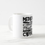Mug Coder Médicale Café Assistant ICD Coding Cadeau (Devant gauche)