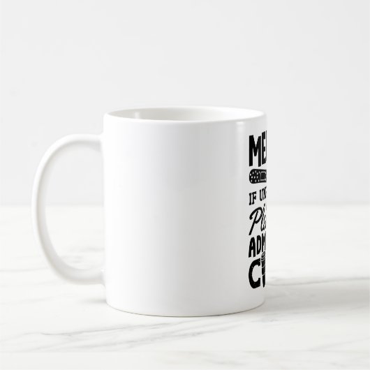 Mug Coder Médicale Café Assistant ICD Coding Cadeau (Gauche)