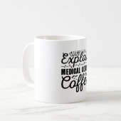 Mug Coder Médicale Codage Médicale Codage café CID (Devant gauche)